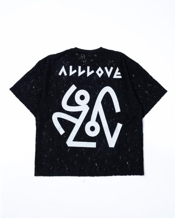 All Love Black Lace Jersey