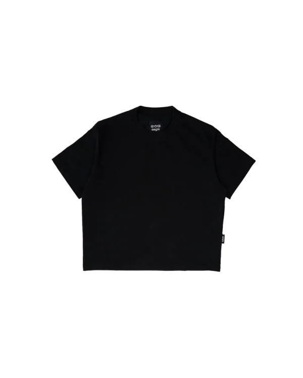 SVG x Aegis Black Crop Tee (S)