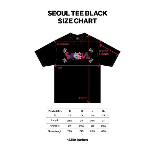 All Love Seoul Black (L)