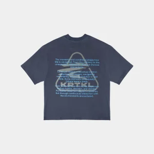 Krtkl Verse Tee Graphite Blue (M)