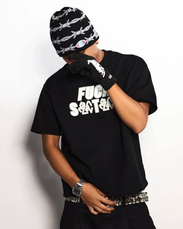 HARSHLOVE GLOW IN THE DARK FUCKSATAN TEE (M)