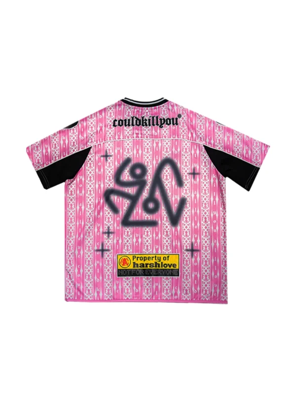 GhostJerseyPinkBack HARSHLOVE PINK GHOST JERSEY (M)